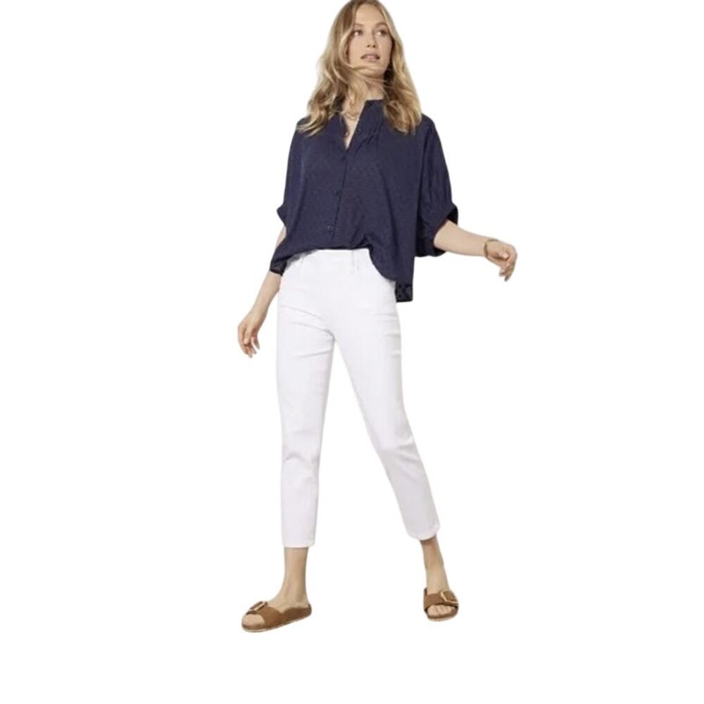 NEW Kut from the Kloth High Hise Catherine Crop Straight Leg Size 16